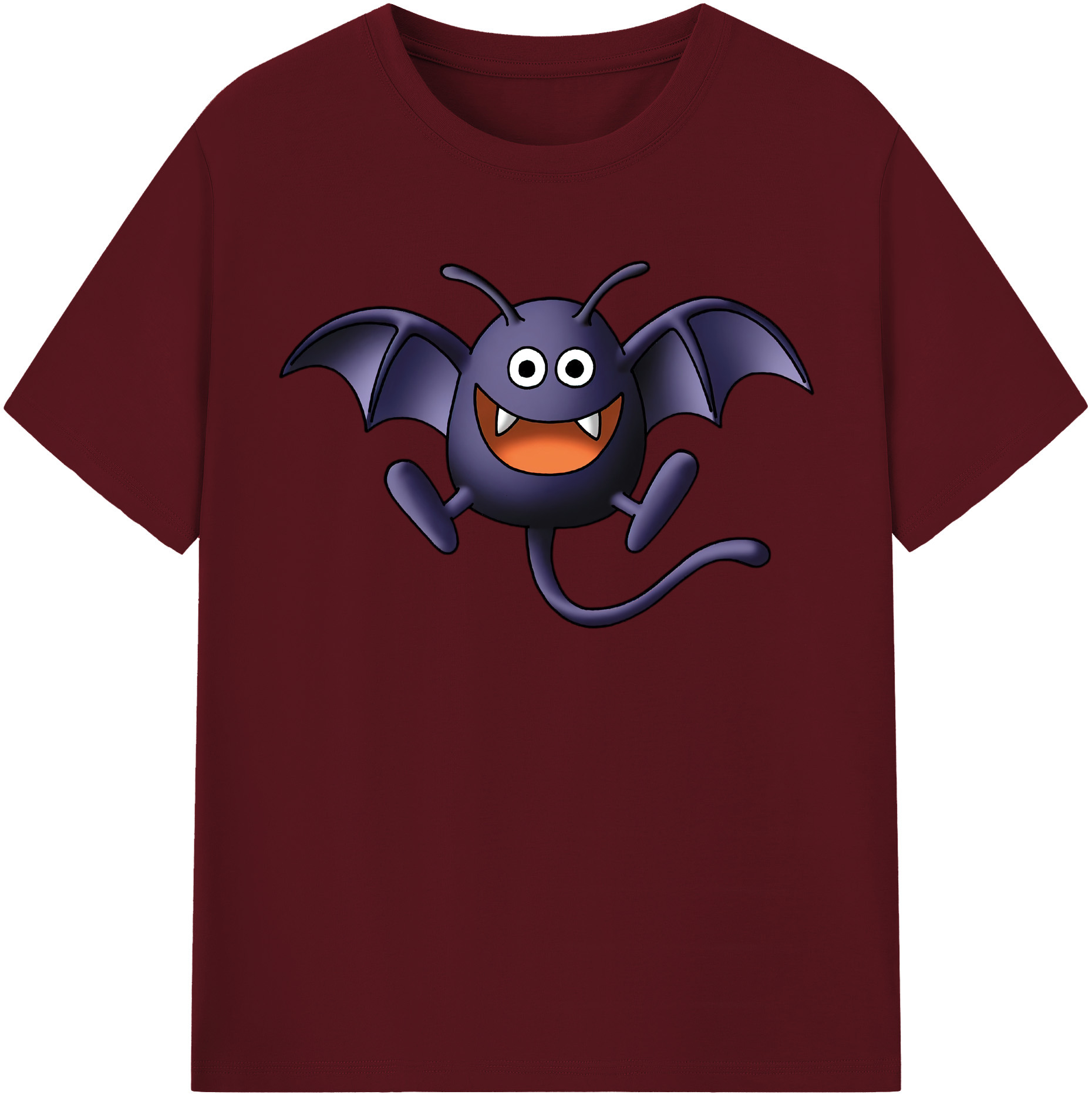 （画像用） ドラゴンクエスト Doragon Kuesuto Dragon Quest 綿100％半袖Tシャツ（フロントプリント）